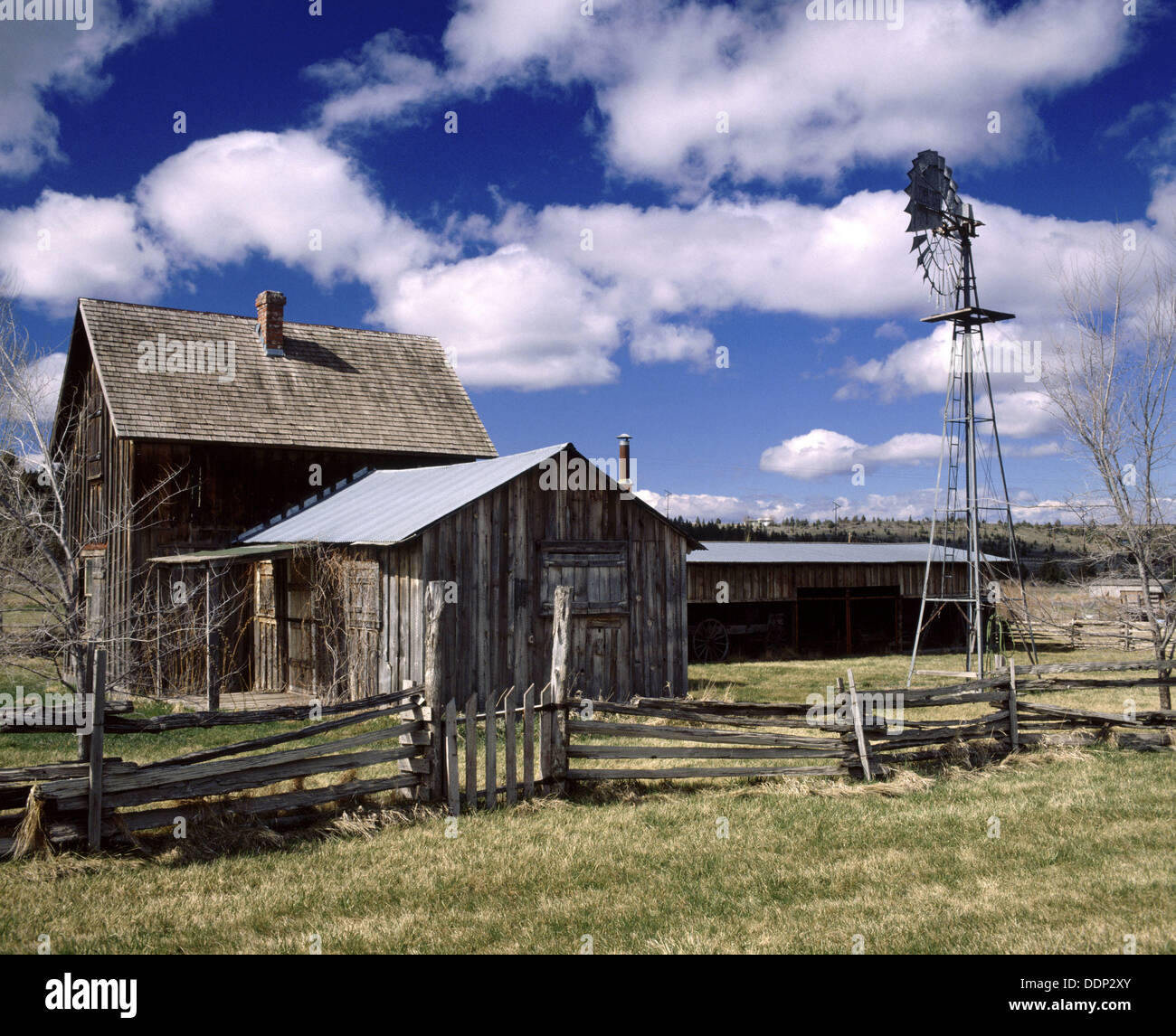 Old homestead in Central Oregon, near Madras, Jefferson County. Oregon