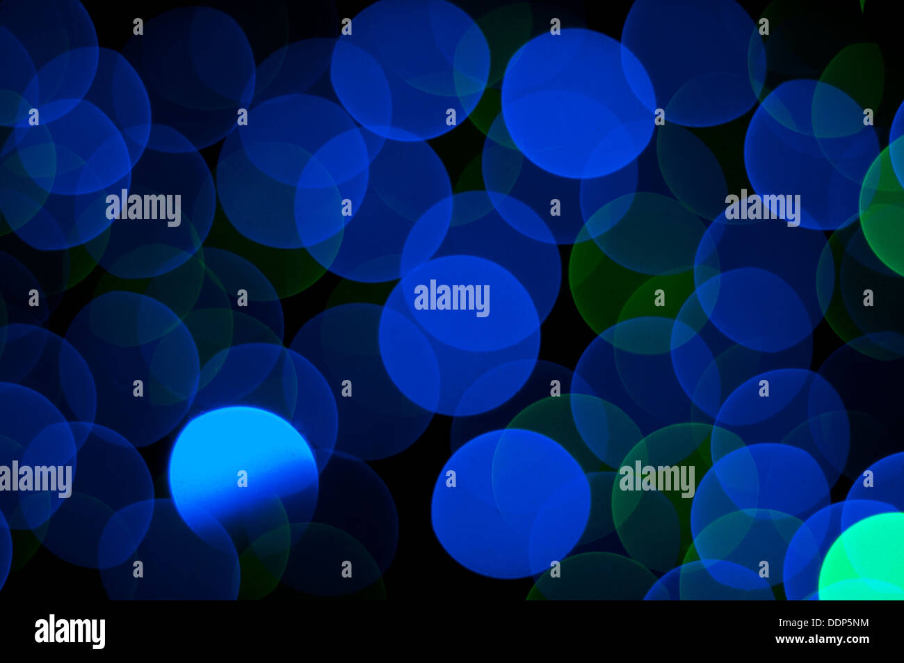 Abstract blue and green christmas lights background Stock Photo Alamy