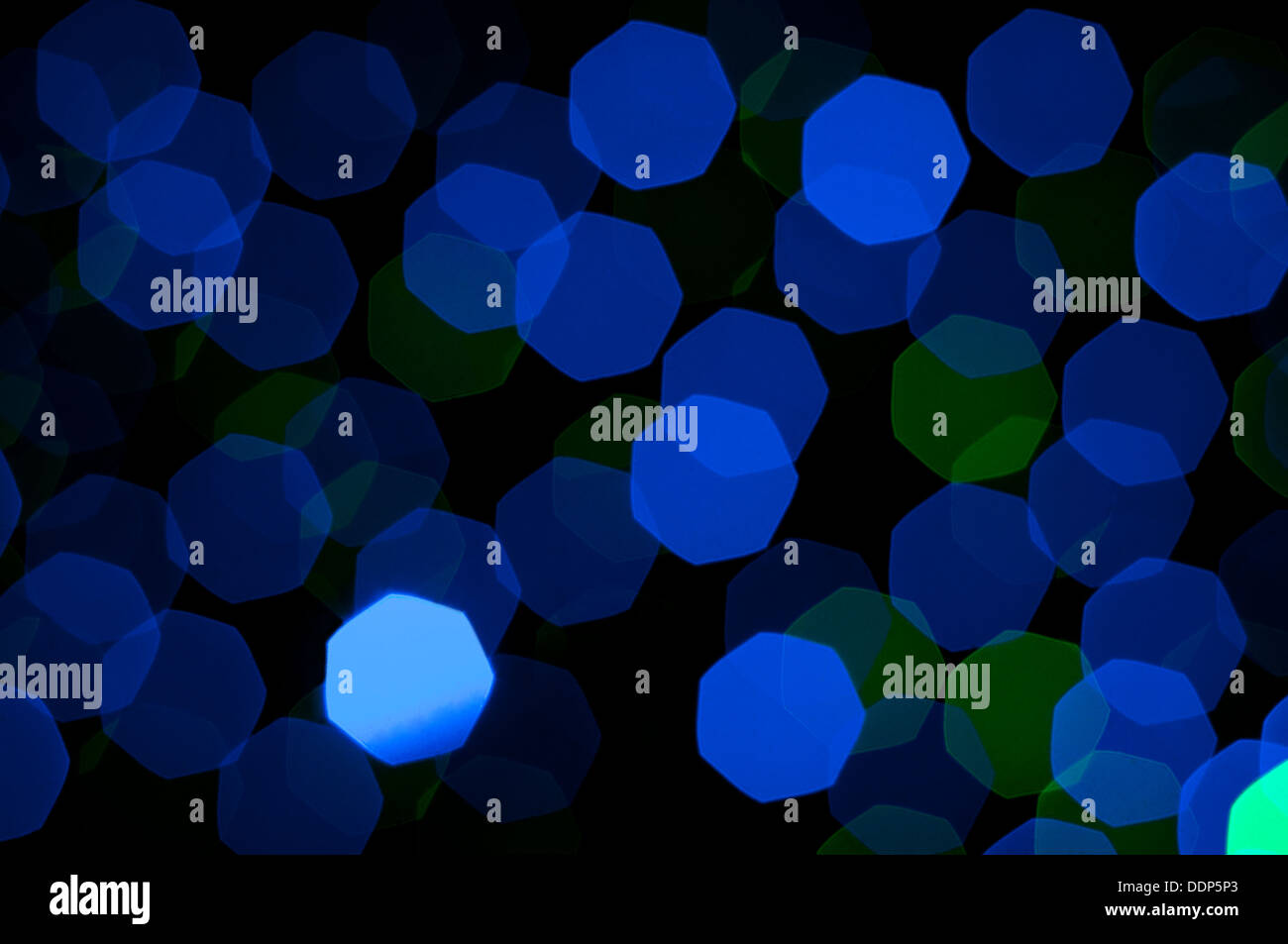 Abstract blue and green christmas lights background Stock Photo Alamy