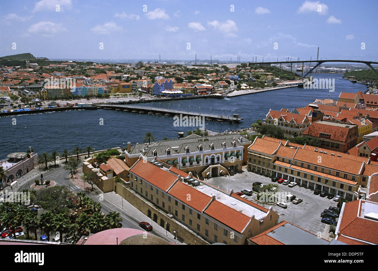 Fort Amsterdam overlooking the St Anabay harbour entrance of Willemstad