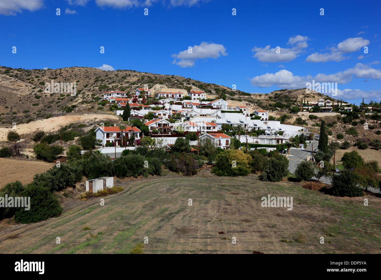 Cyprus, Pissouri, new estate, apartments Stock Photo