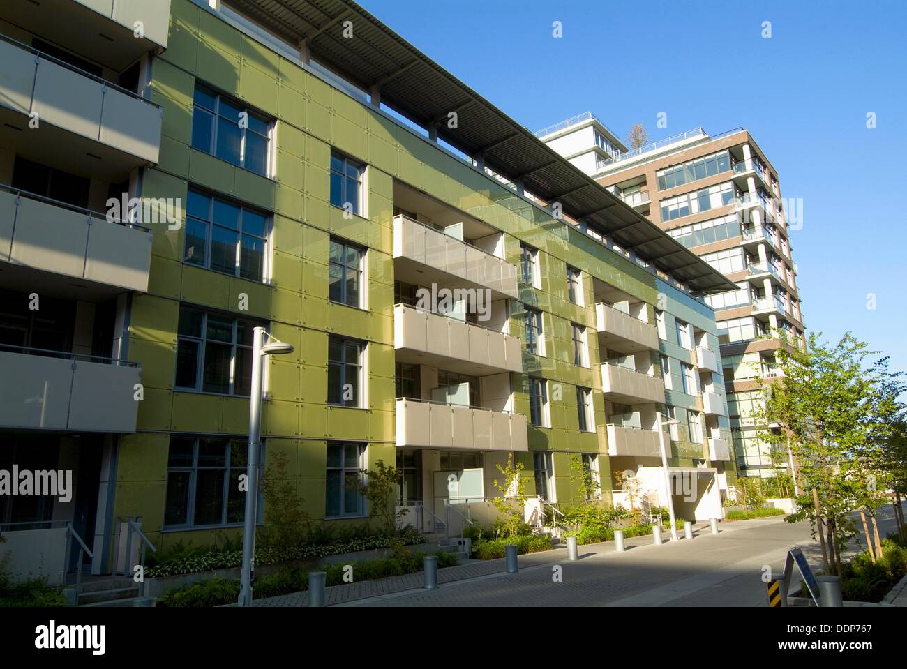 Apartment buildings at Millennium, the former Vancouver Olympic Village