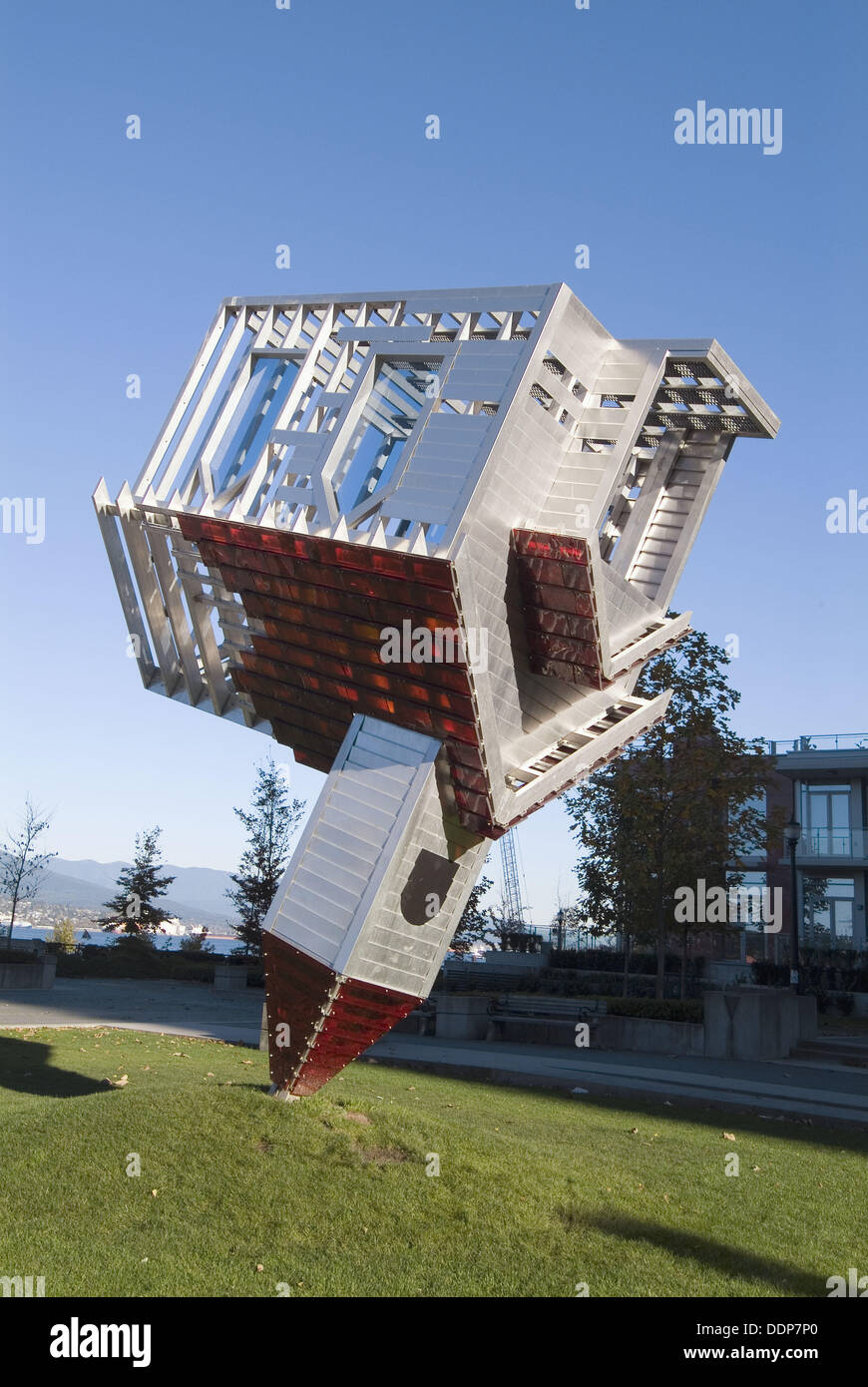 Sculpture, Vancouver, BC, Canada Stock Photo Alamy