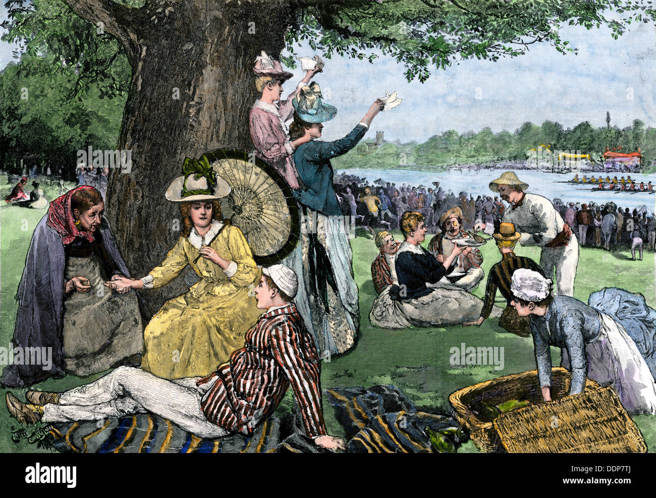 1880s picnic hires stock photography and images Alamy