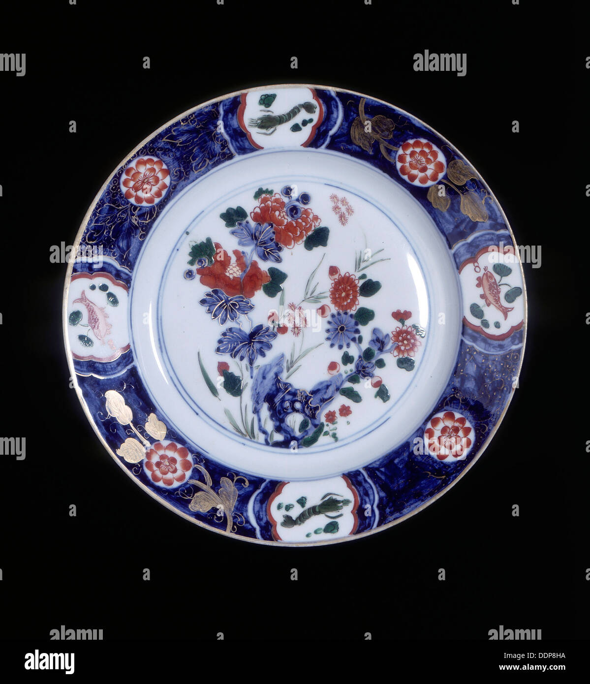 Imaristyle plate, Qing dynasty, China, mid 18th century. Artist