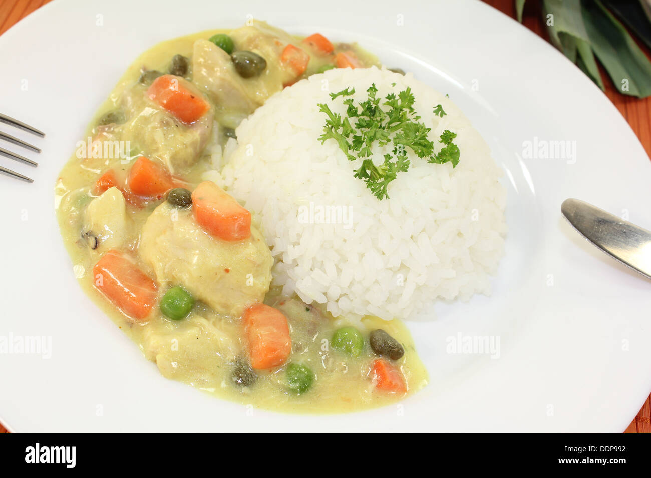 Chicken peas leeks hires stock photography and images Alamy