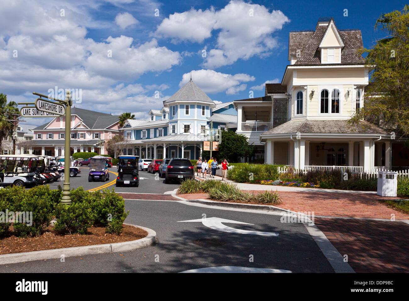 Sumter Lake Landing at The Villages, Florida, USA Stock Photo 60111952