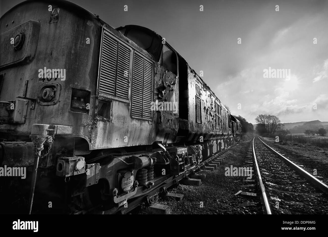 The Churnet Valley Railway is a preserved standard gauge heritage railway to the east of Stoke-on-Trent in Staffordshire.  The C Stock Photo