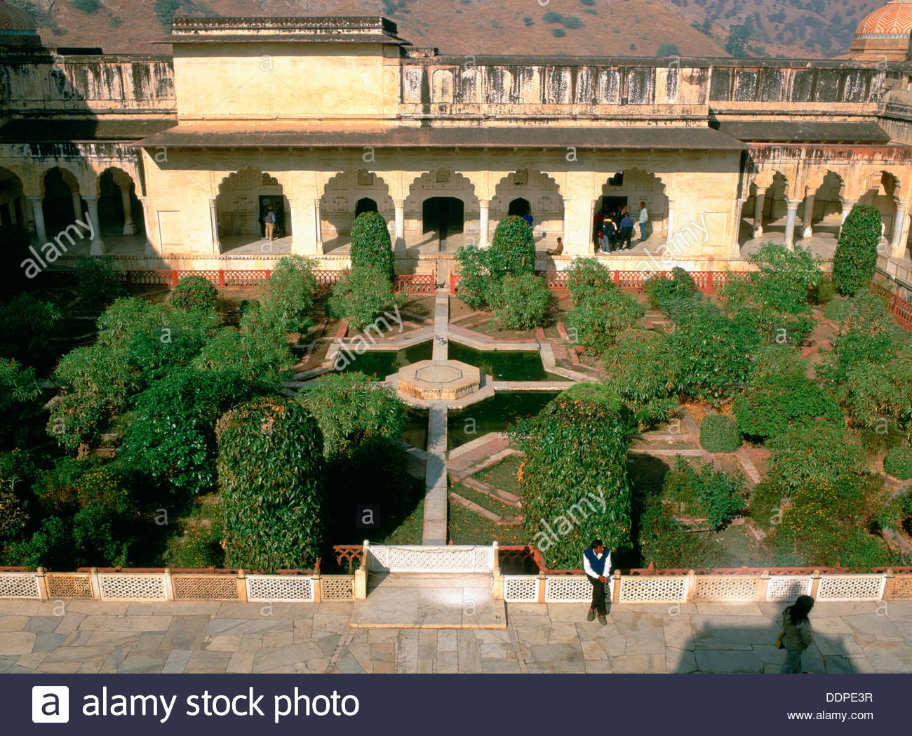 Mughal Garden Amer Fort Stock Photos & Mughal Garden Amer Fort Stock ...