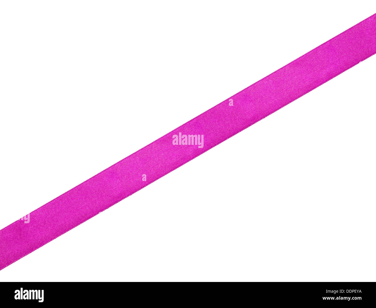 straight purple ribbon, isolated on white background Stock Photo - Alamy