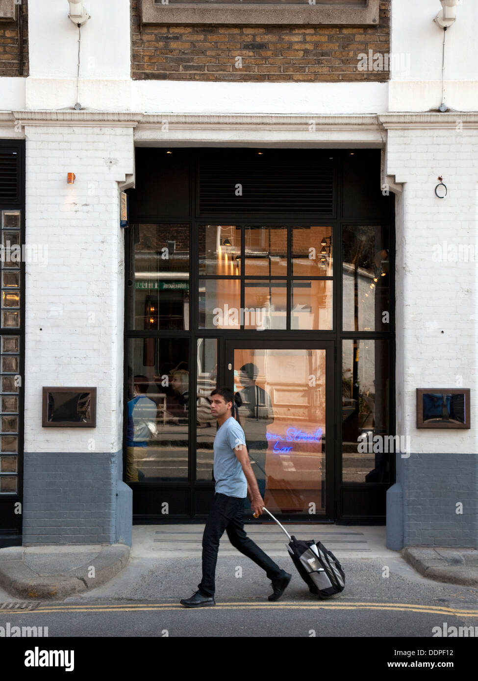Union Street Cafe, South London, co-owned by Gordon Ramsay & David Beckham Stock Photo
