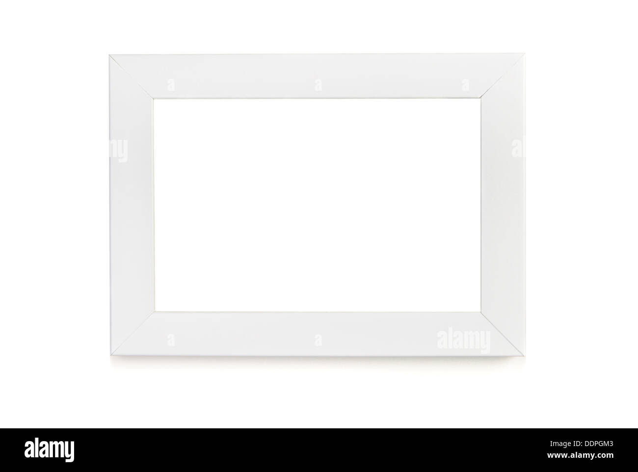 white picture frame Stock Photo