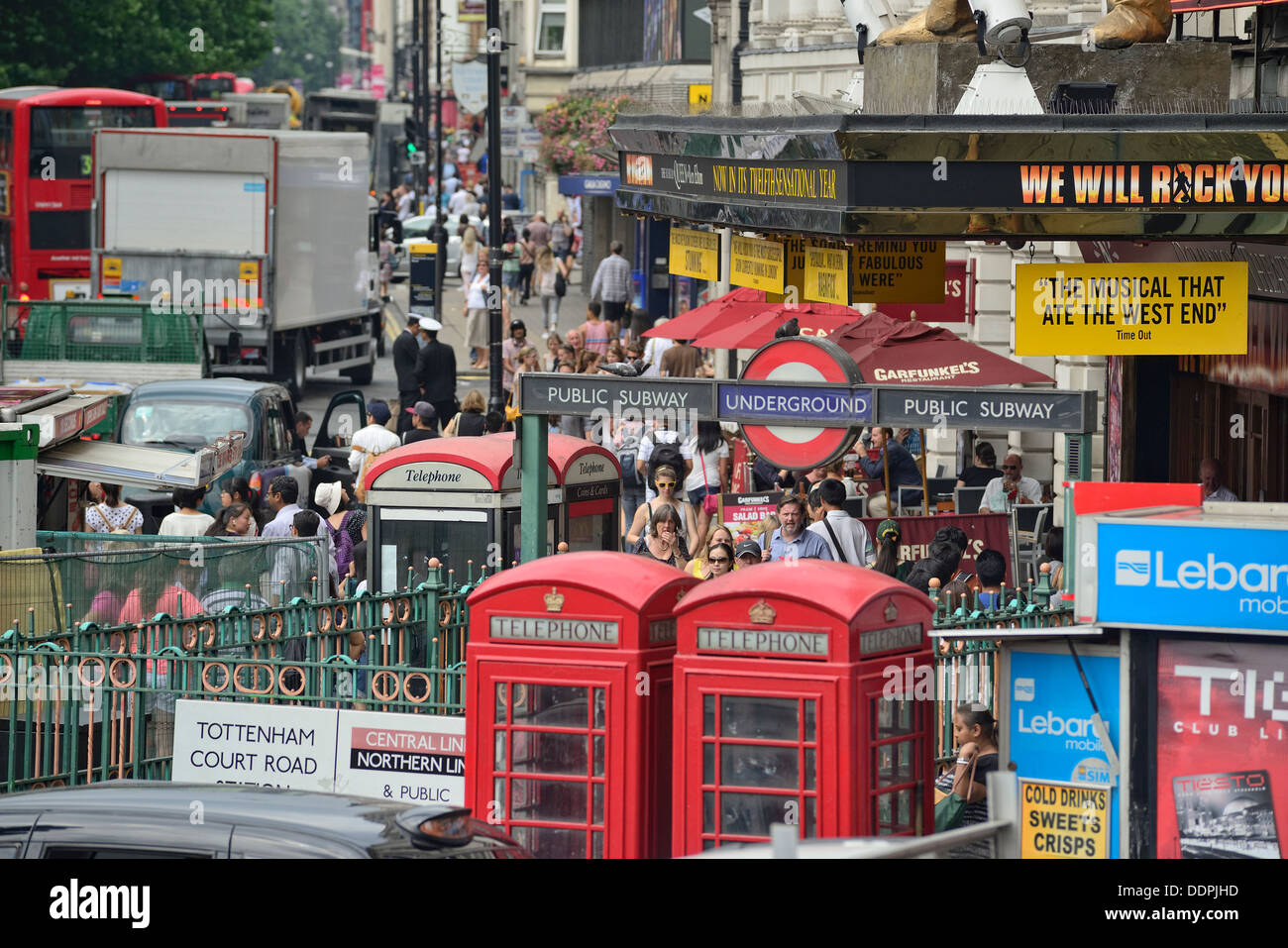 Busy london road traffic jam hi-res stock photography and images - Alamy