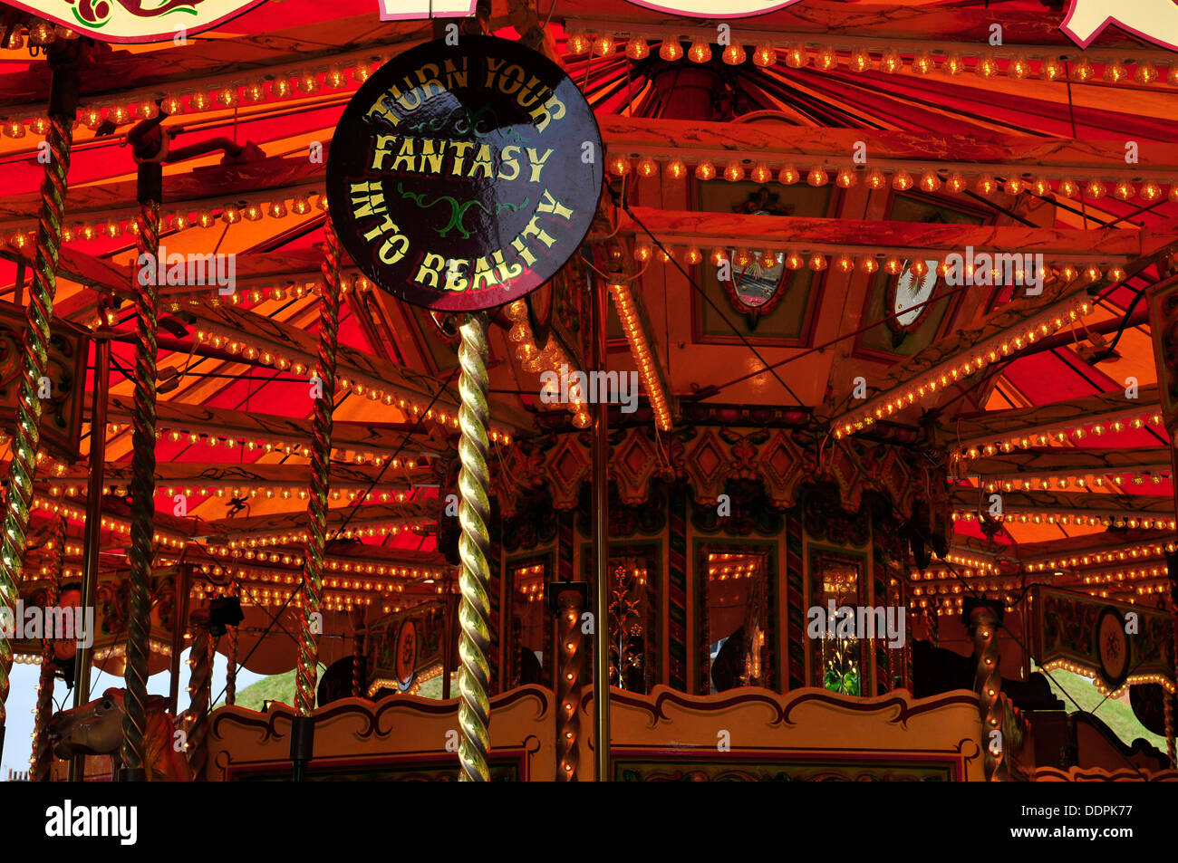 Sign on fairground ride on hi-res stock photography and images - Alamy
