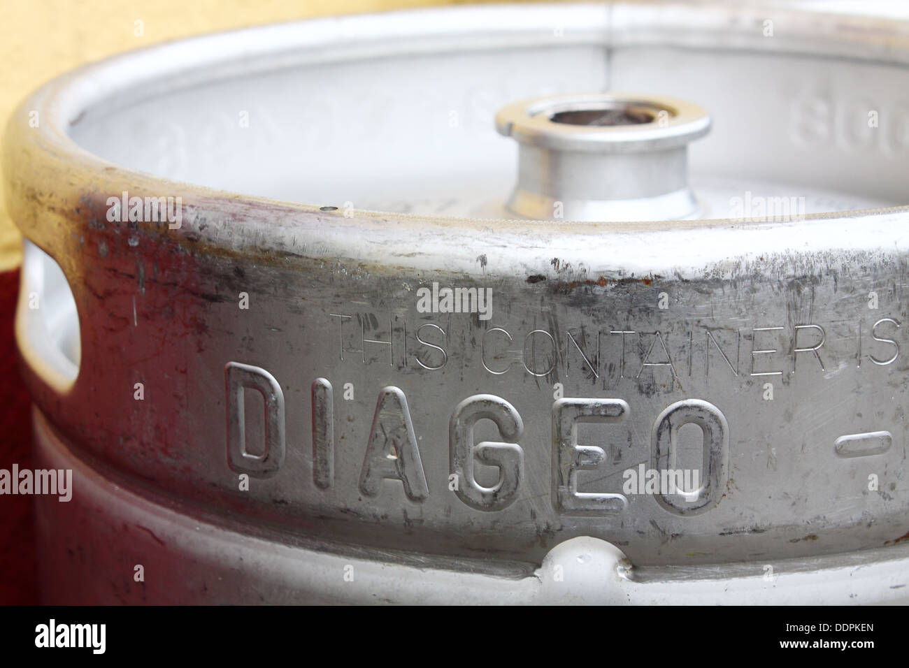 Diageo beer keg Stock Photo
