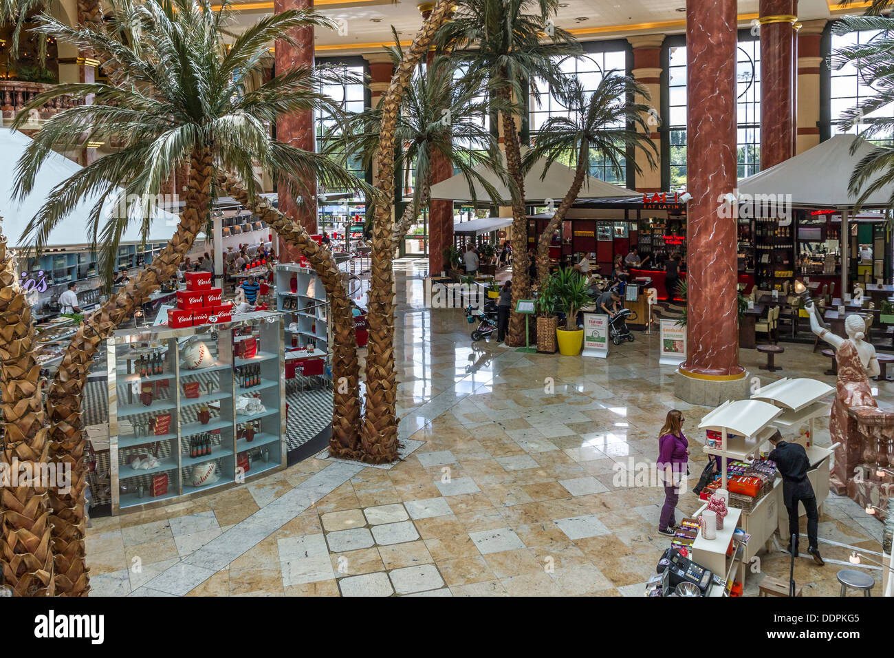 The Great Hall in the Intu Trafford Centre, Manchester, England Stock Photo Alamy