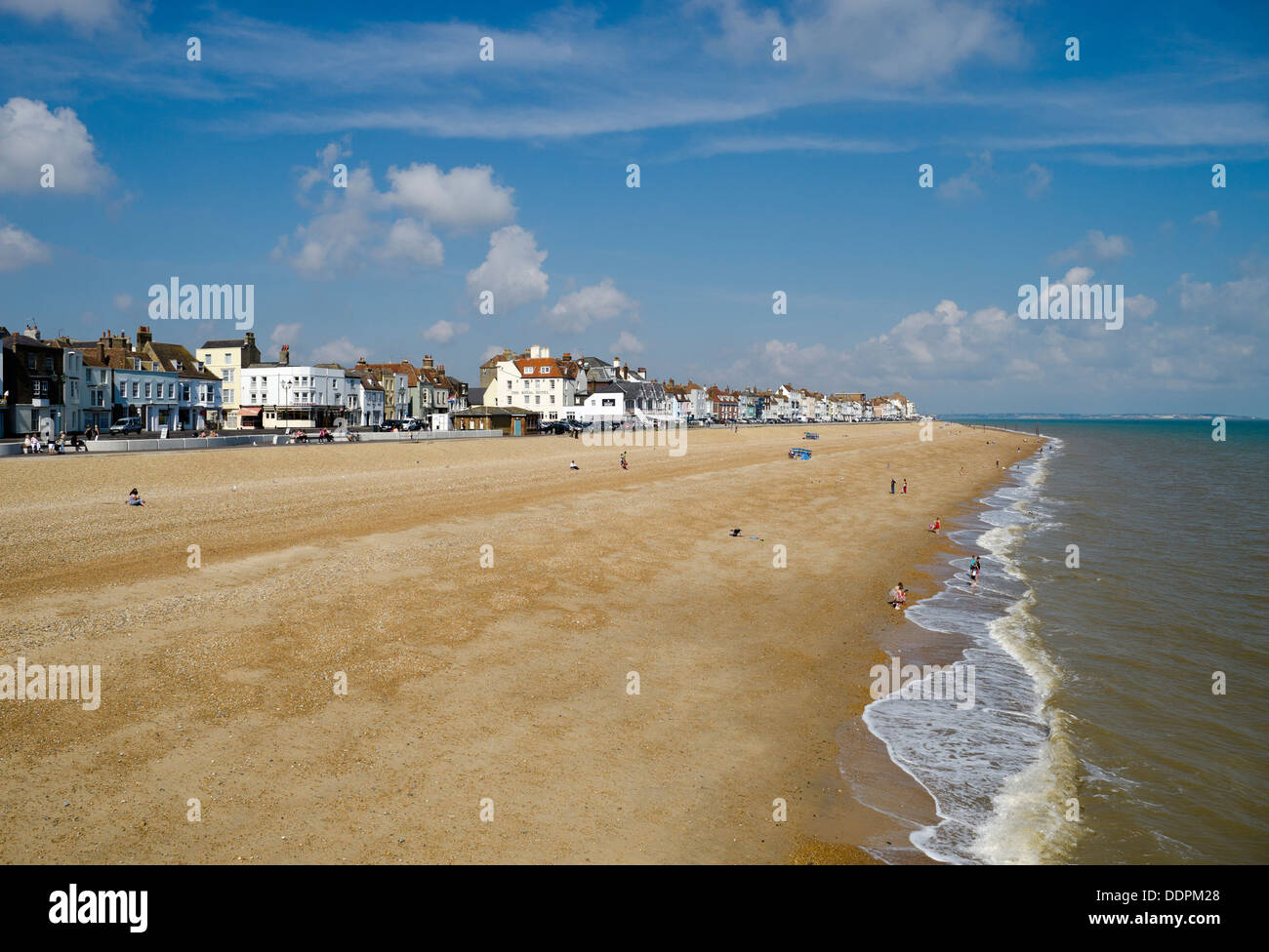 Deal seafront and beach Stock Photo
