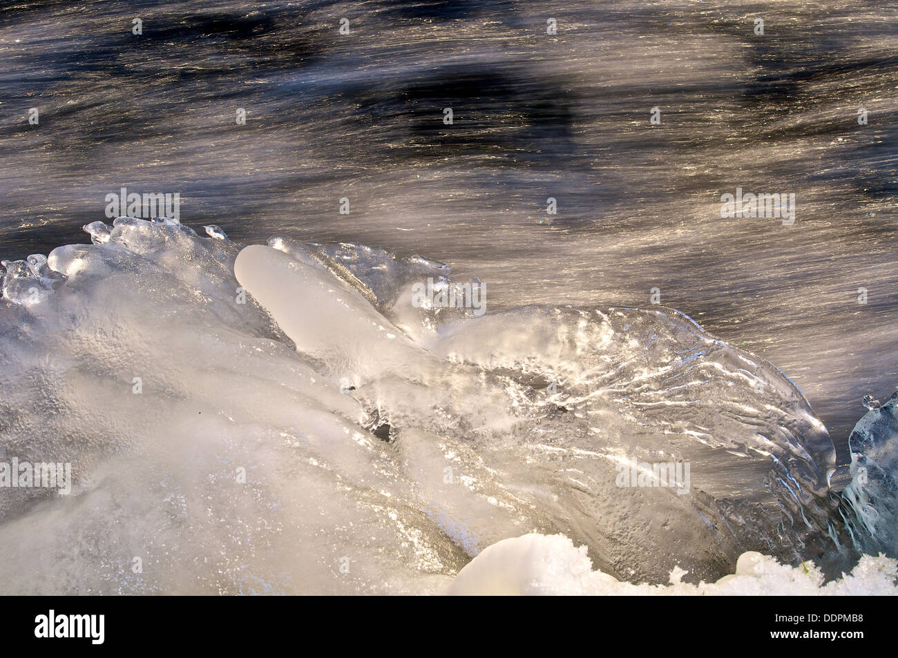 Ice Formations Stock Photo