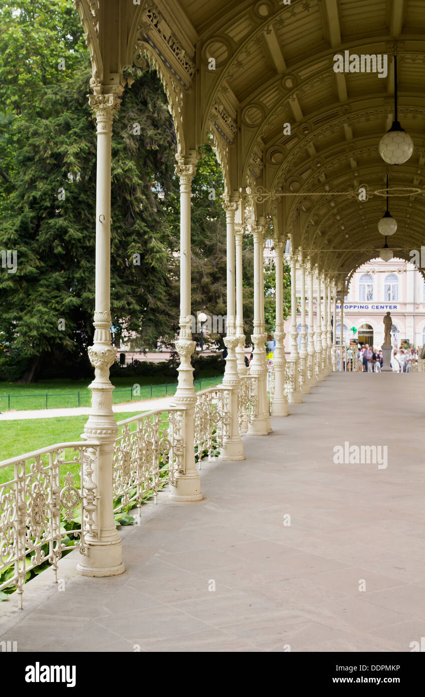 Thermal spring colonnade hi-res stock photography and images - Alamy