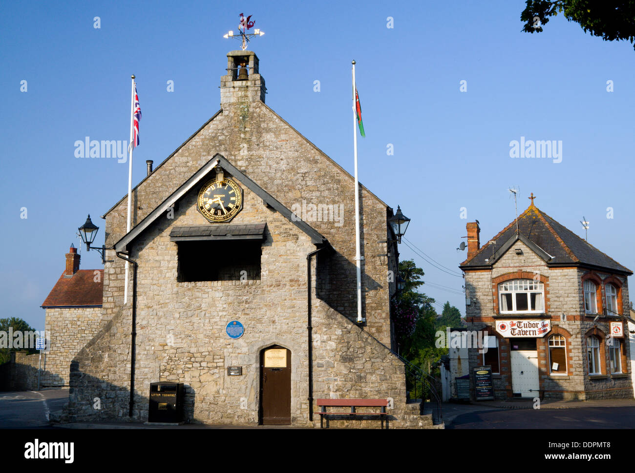 llantwit major town hall vale of south wales uk Stock Photo
