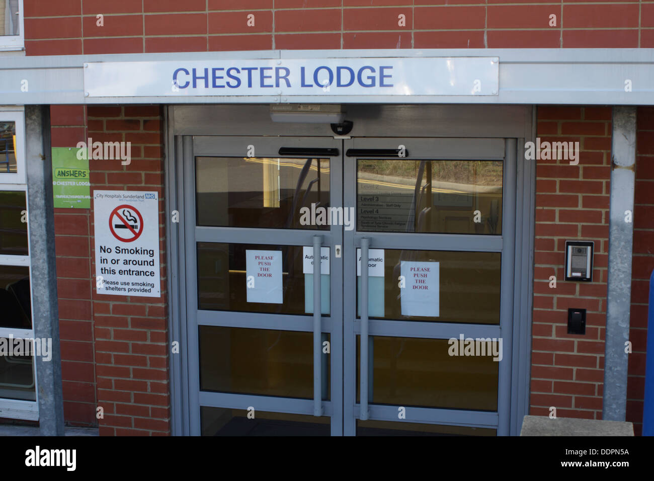 Chester Lodge, Sunderland Royal Hospital Stock Photo Alamy