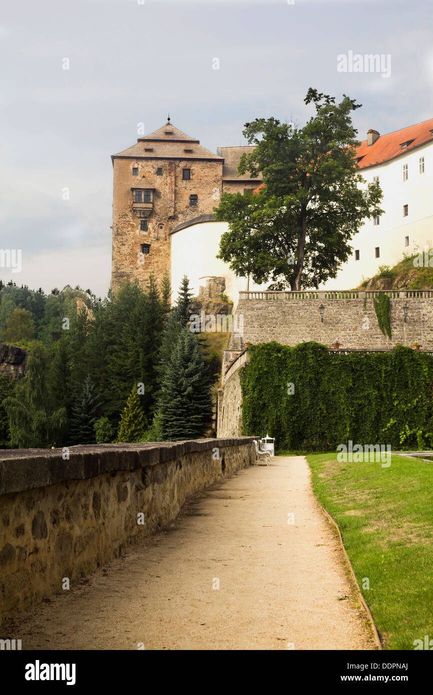 Becov nad Teplou Castle in the Czech Republic Stock Photo