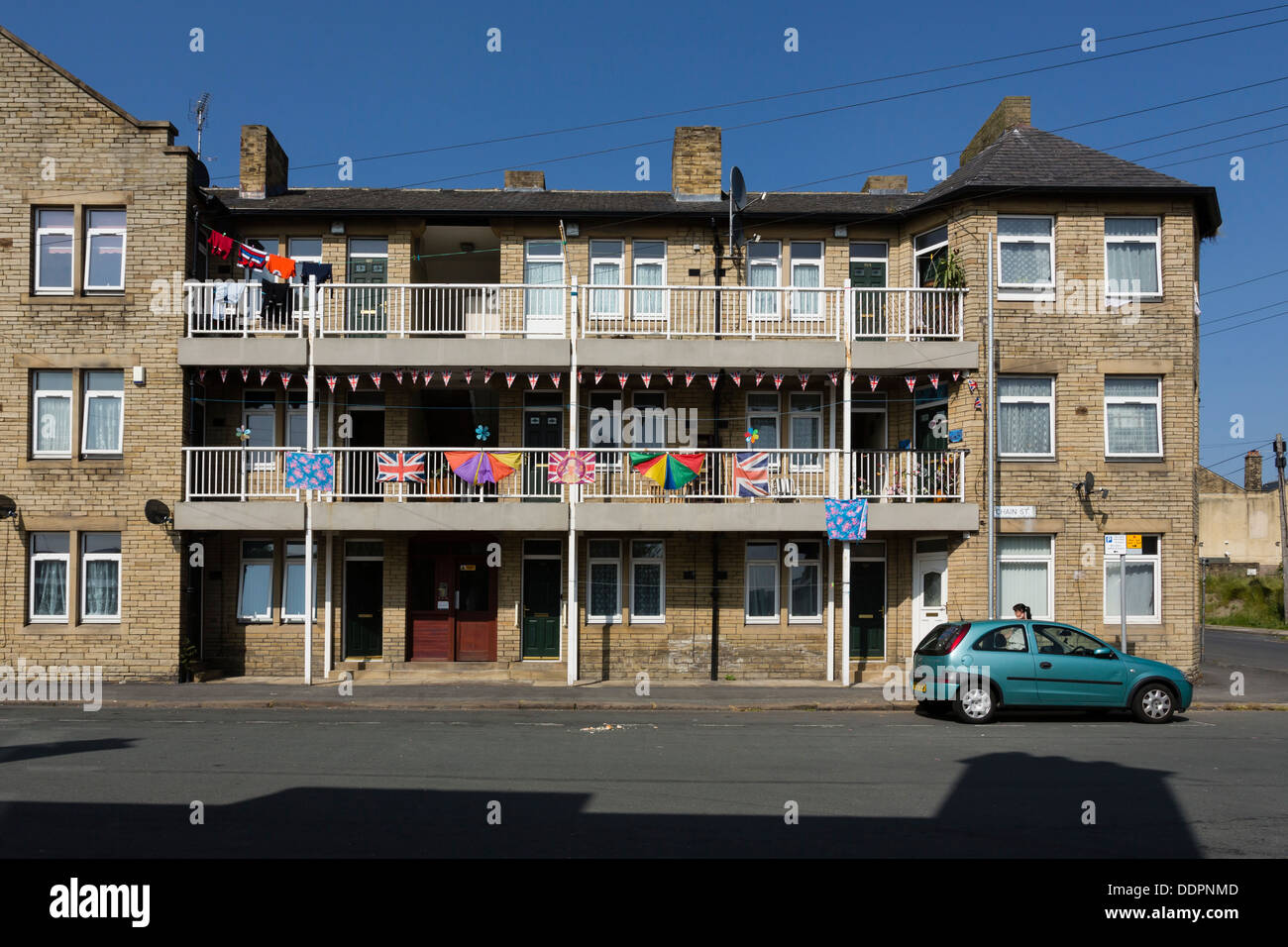 Social housing on Chain Street, Bradford Stock Photo Alamy