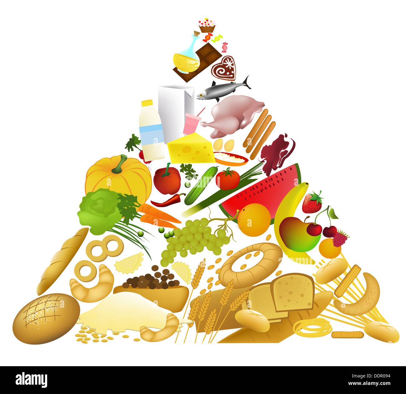 Food Pyramid Stock Photo Alamy food-pyramid-stock-photo-alamy