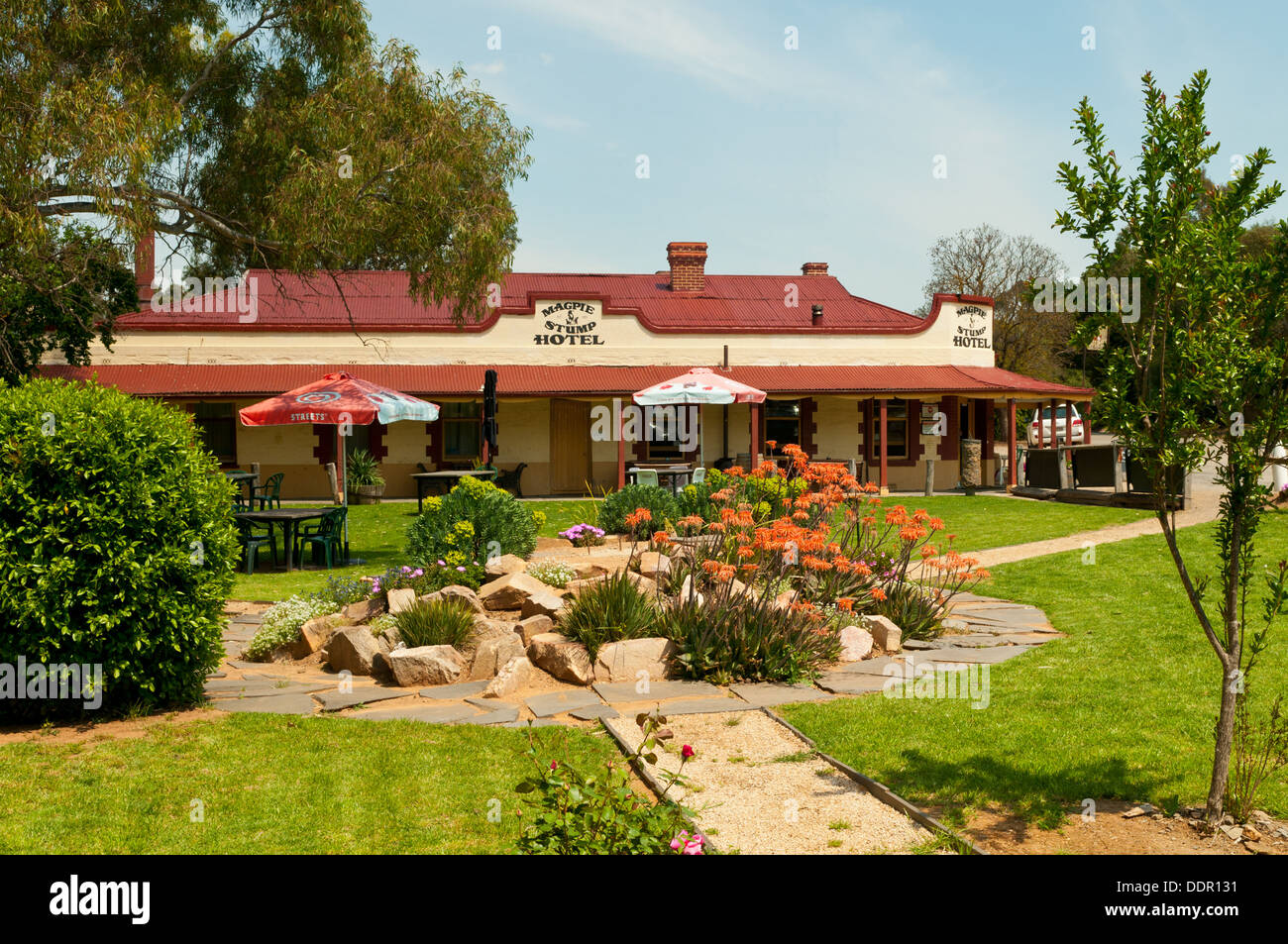Magpie Stump Hotel, Mintaro, Clare Valley, South Australia, Australia Stock Photo
