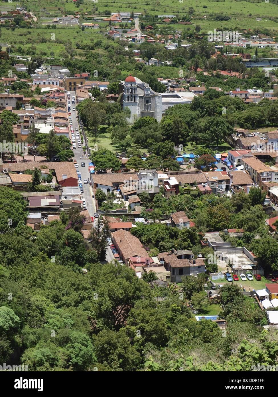 Malinalco view. Mexico Stock Photo Alamy