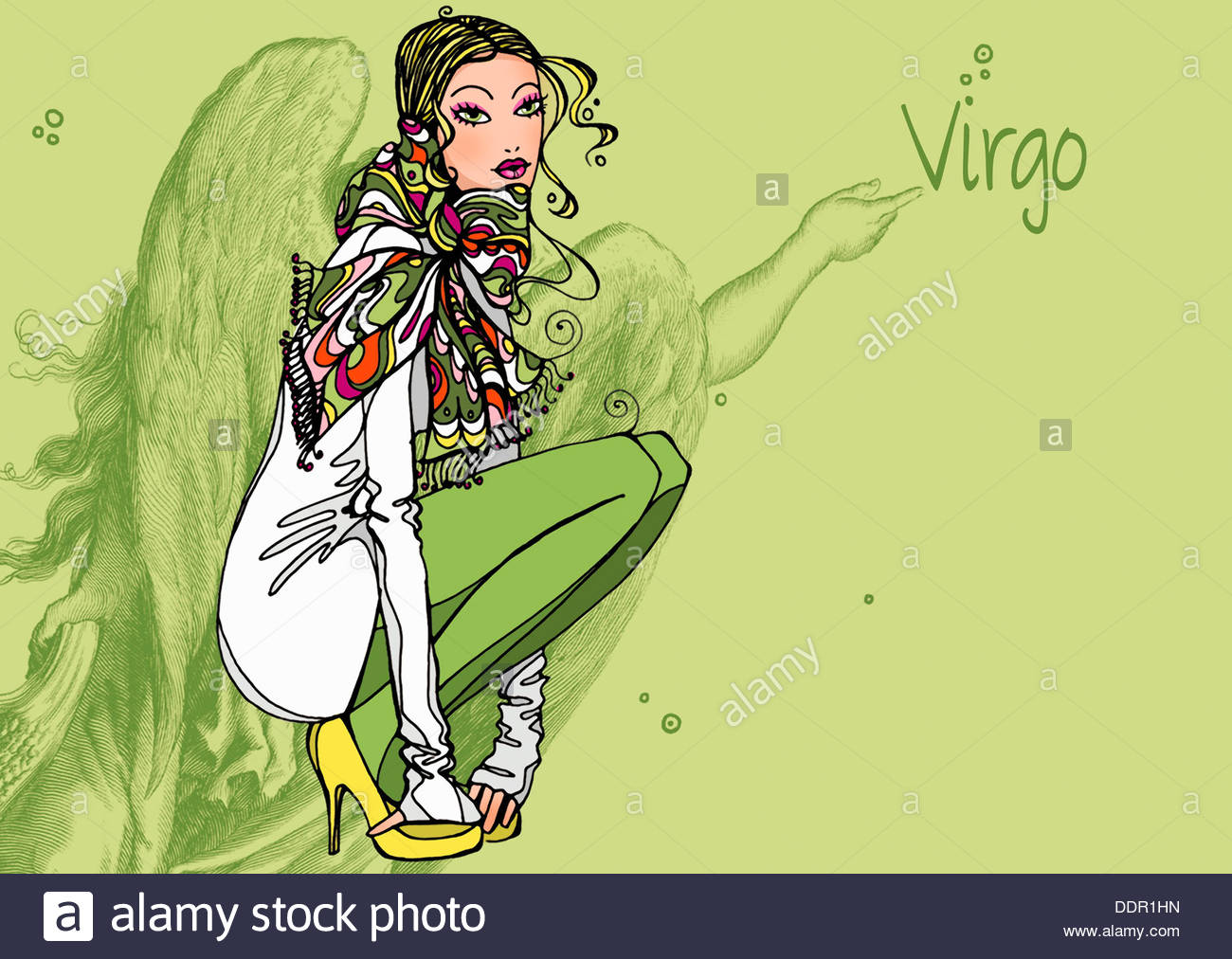 Zodiac Sign Virgo Virgin Stock Photos & Zodiac Sign Virgo Virgin Stock Images Alamy