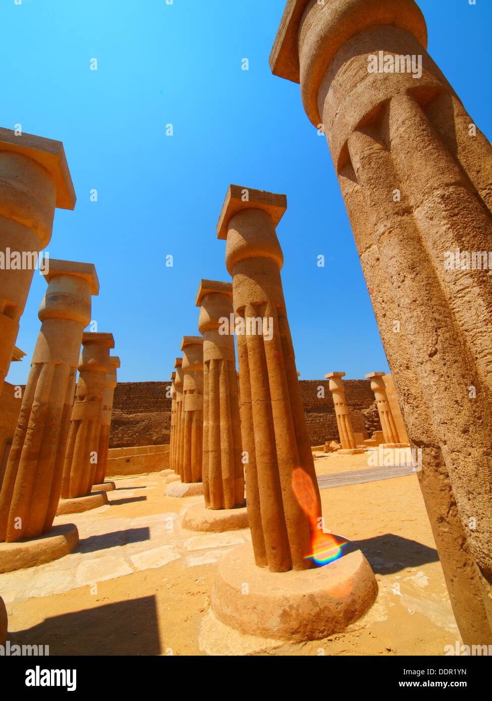 Tomb of Horemheb, New archaeological discoveries, Saqqara , Egypt Stock