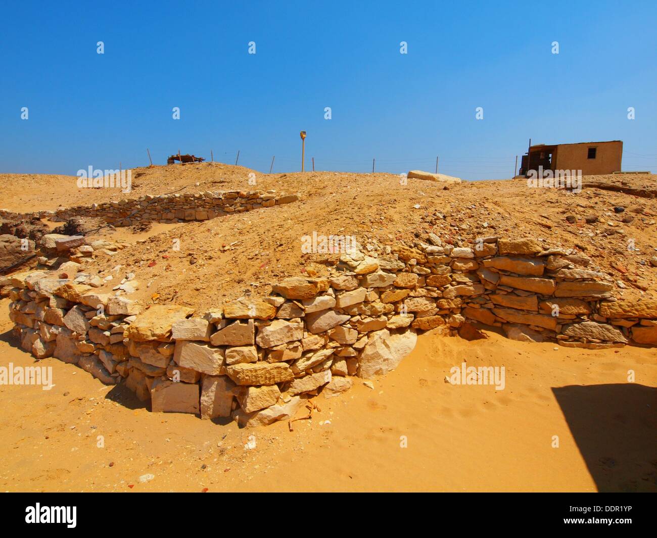 New archaeological discoveries, Saqqara necropolis, Egypt Stock Photo