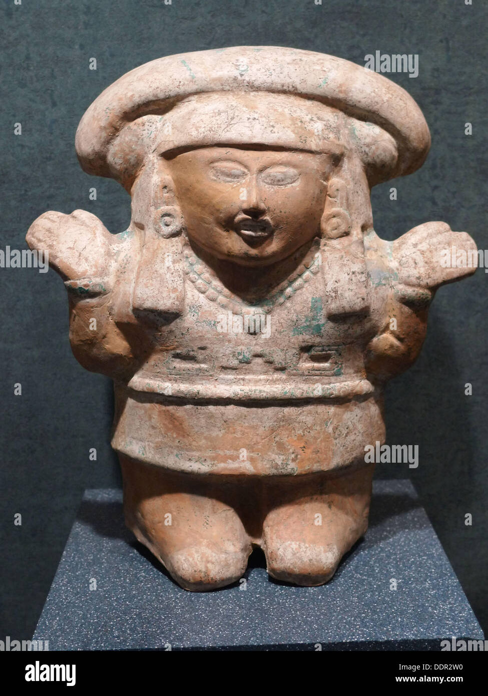 Totonac woman. Museo Nacional de Antropologia. Ciudad de Mexico Stock Photo