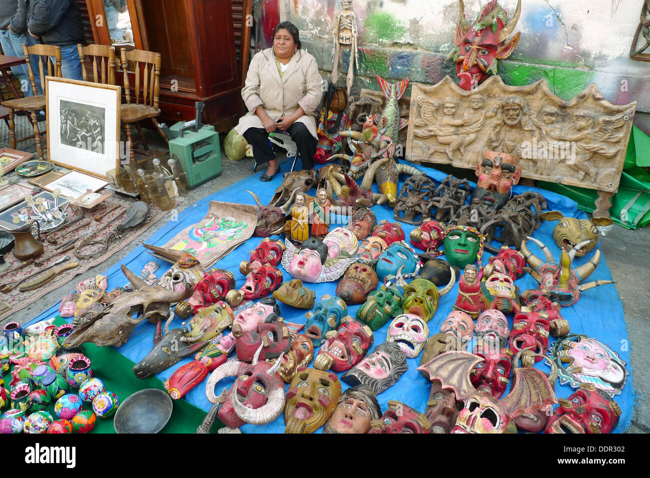 La Lagunilla flea market. Ciudad de México Stock Photo Alamy