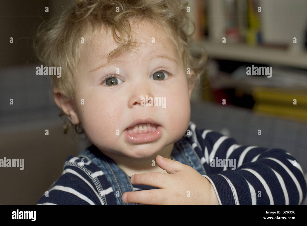 One year old boy Stock Photo Alamy