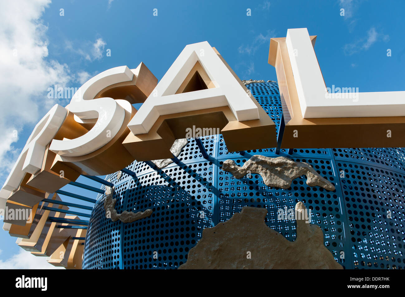 Universal Studios globe, Orlando, Florida, USA Stock Photo Alamy
