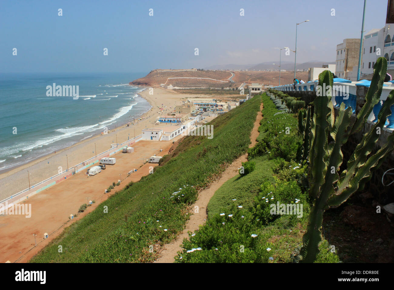 General view of Sidi ifni (Southern Morocco) Stock Photo