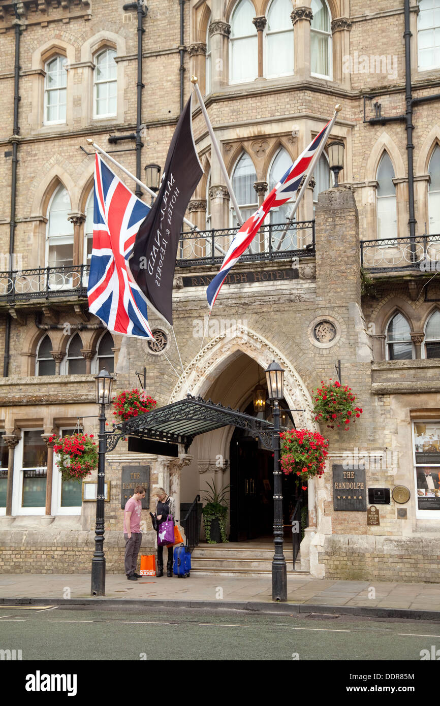 The Randolph Hotel, a luxury hotel on Beaumont Street, , Oxfordshire UK Stock Photo