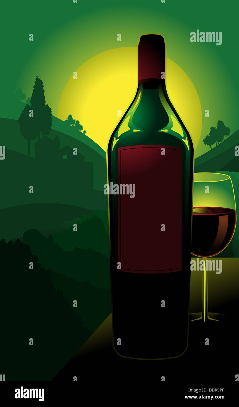 Glass half full illustration hi-res stock photography and images - Alamy