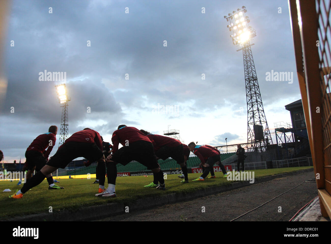 Belfast, Northern Ireland, UK. 05th Sep, 2013. Portugal train at Windsor Park in Belfast ahead of their World Cup Qualifier with Northern Ireland Pictures by Kevin Scott / Scott Media Belfast Credit:  Kevin Scott/Alamy Live News Stock Photo