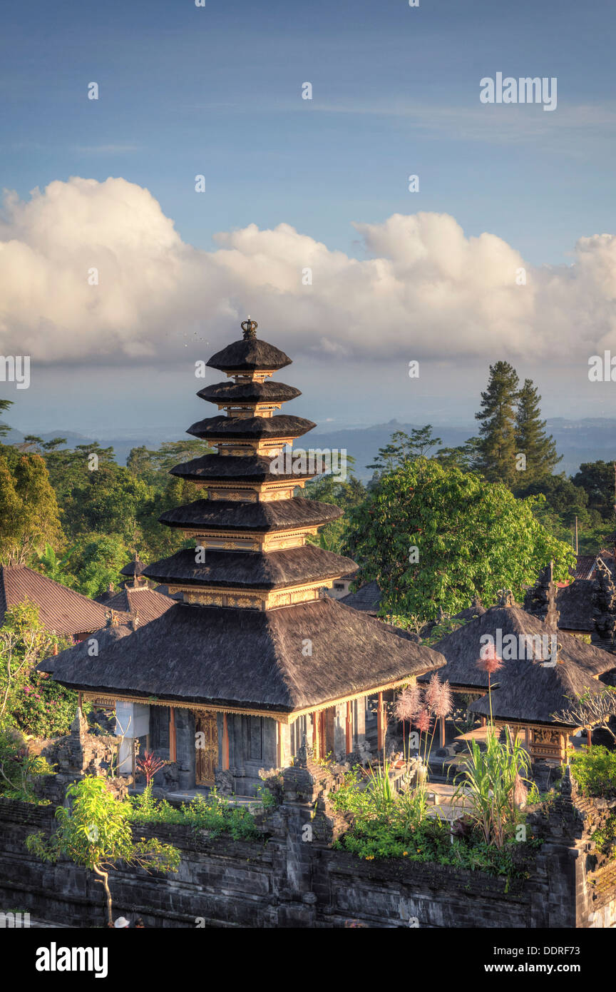 Indonesia, Bali, Besakih, Pura Agung Besakih temple complex Stock Photo