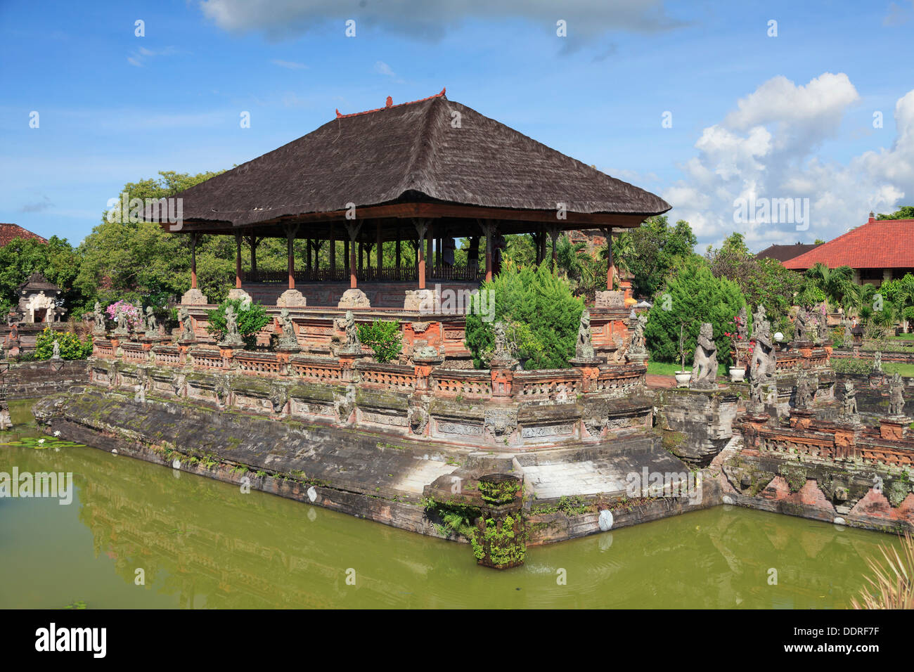 Indonesia, Bali, Klungkung (Semarapura), Historic Kertha Gosa Pavilion (Hall of Justice) Stock Photo