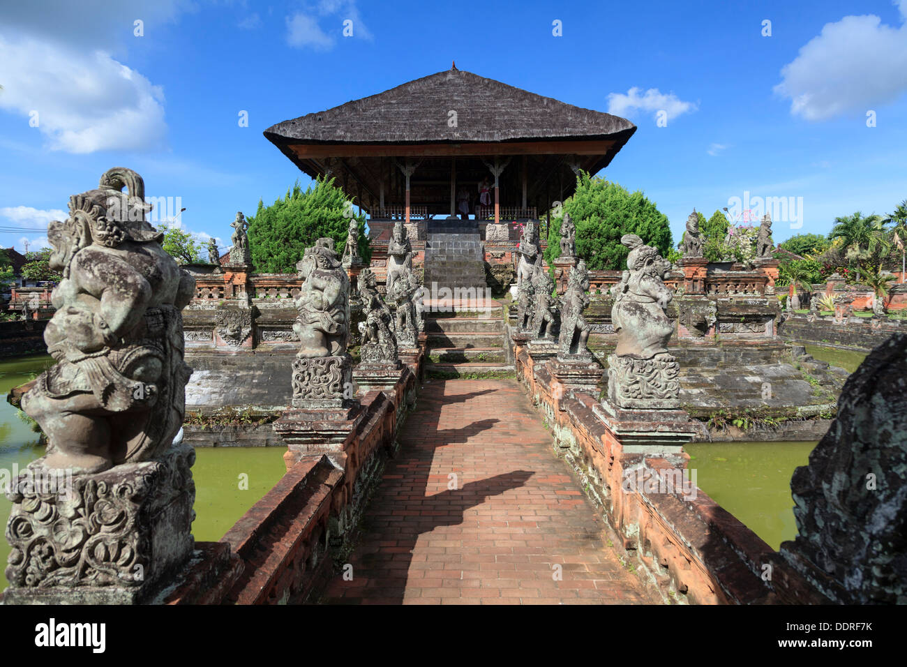 Indonesia, Bali, Klungkung (Semarapura), Historic Kertha Gosa Pavilion (Hall of Justice) Stock Photo