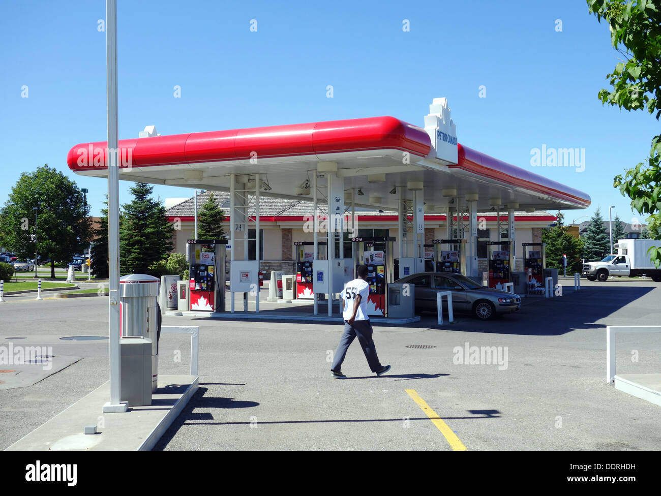 Petro-Canada gas station in Richmond Hill, Ontario Stock Photo