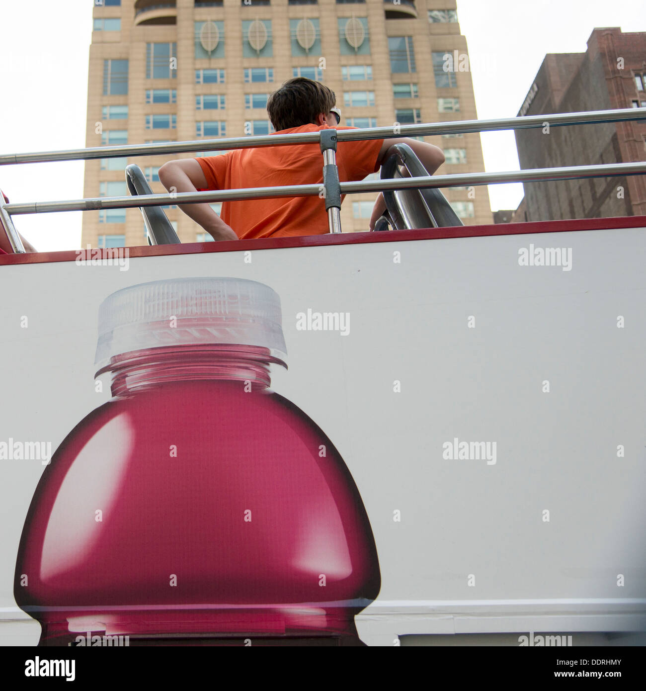 Rear view double decker bus hires stock photography and images Alamy