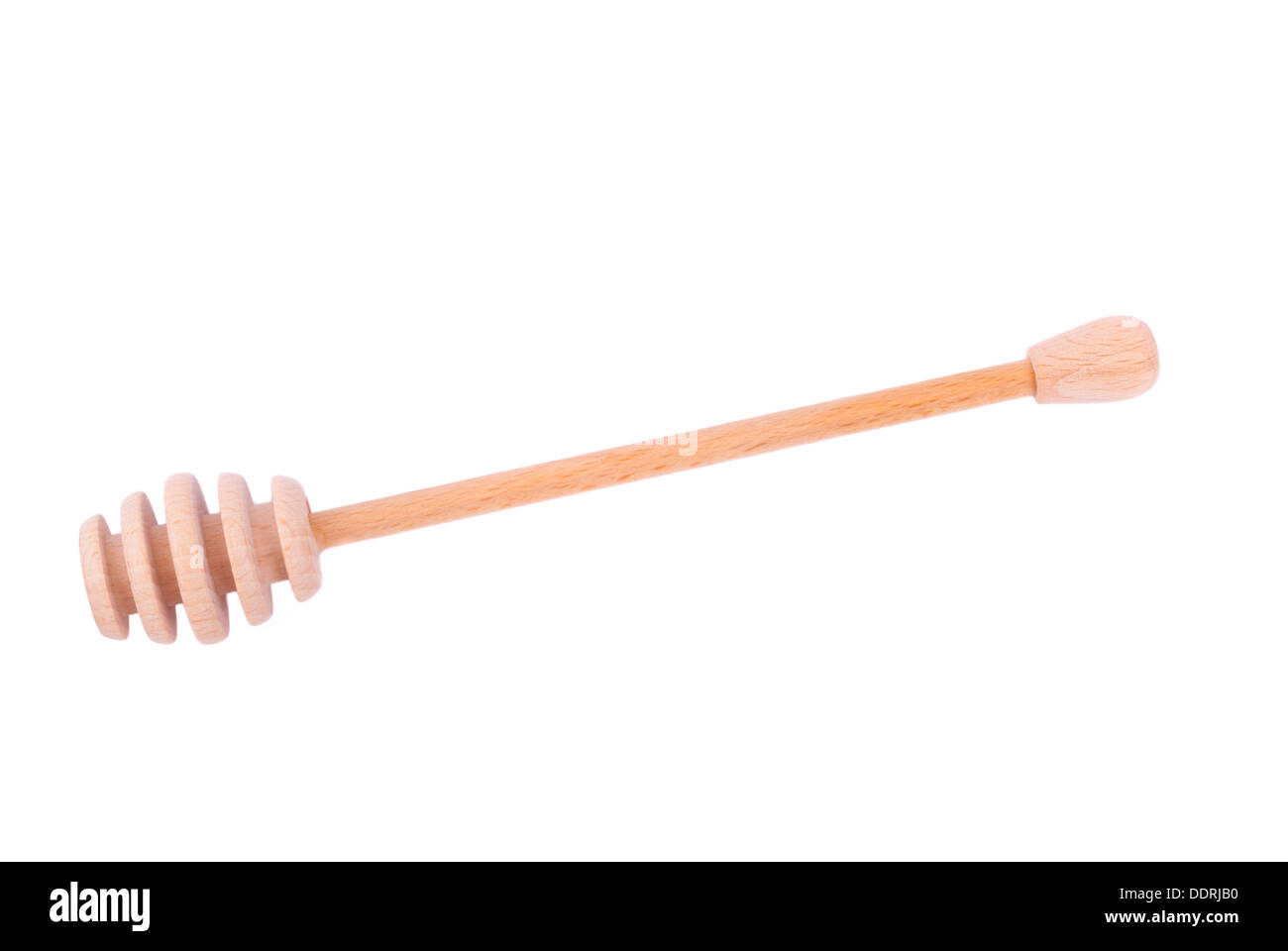 Handmade Lacquered Wooden Honey Serving Spoon