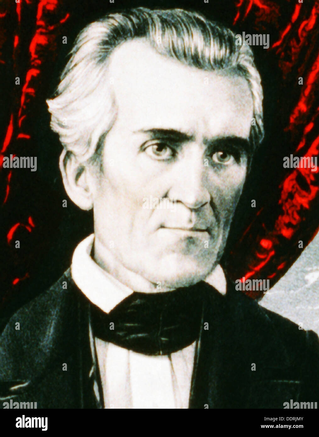 Vintage portrait of James K Polk Stock Photo Alamy