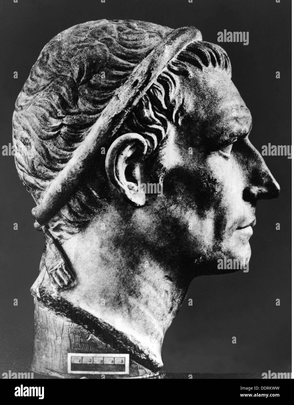 Antiochus III "the Great", 241 - 187 BC, King of the Seleucid Empire 223 - 187 BC, portrait, Roman bust, Louvre, Paris, Artist's Copyright has not to be cleared Stock Photo