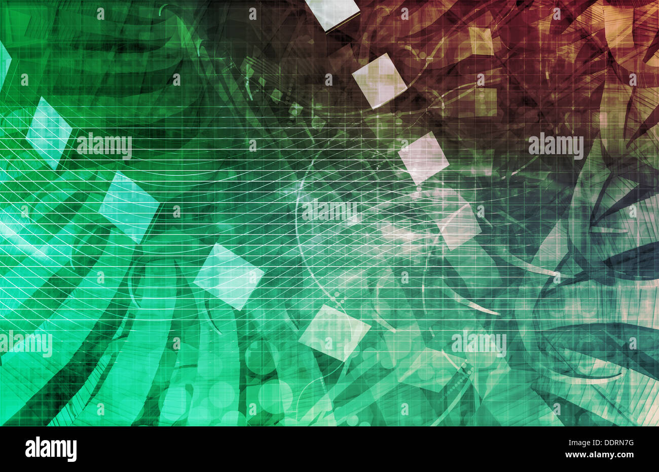 Modern Technology Code Illustration Lines as Art Stock Photo - Alamy